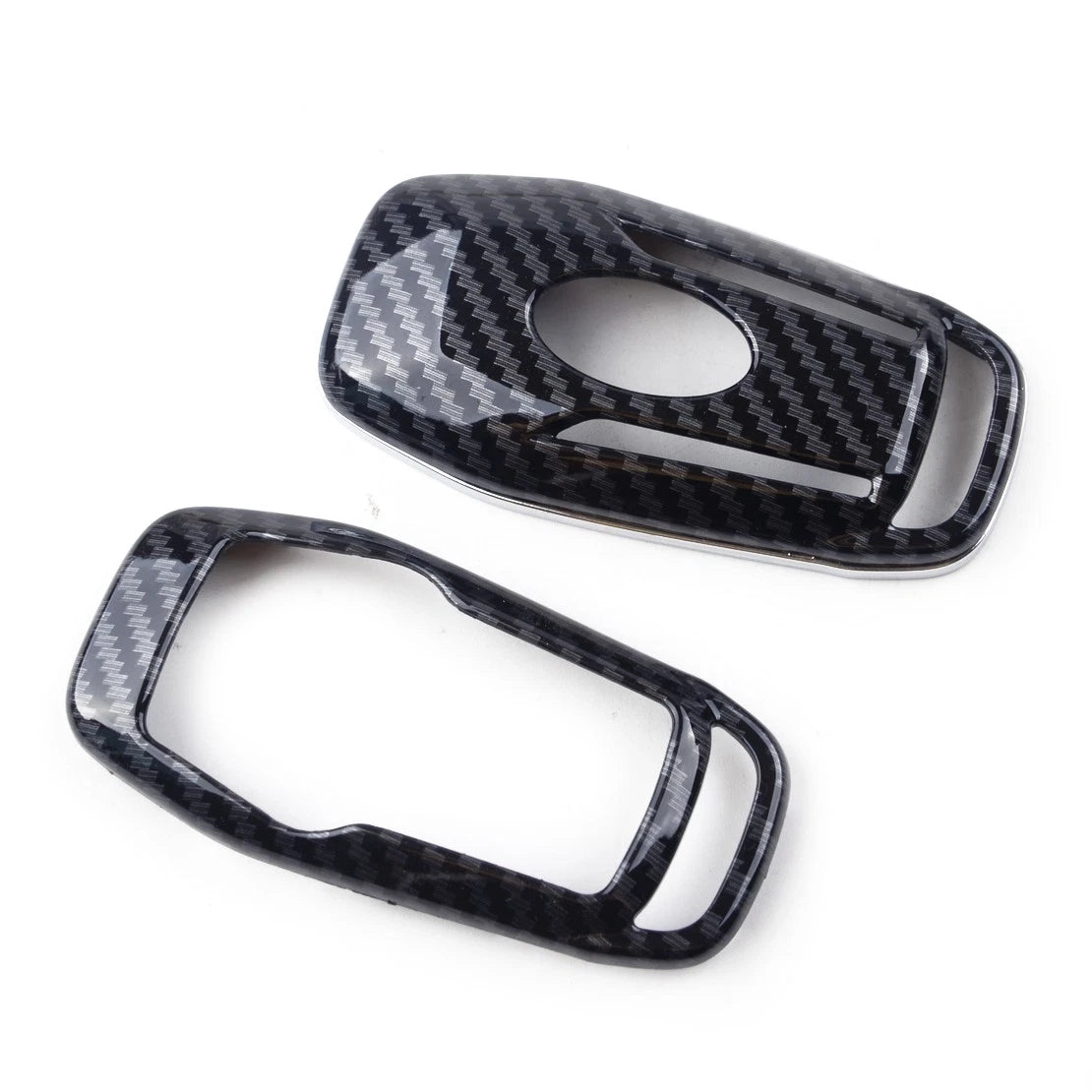 Carbon Fiber Texture Smart Key Cover for Ford Mondeo (2015-2023)