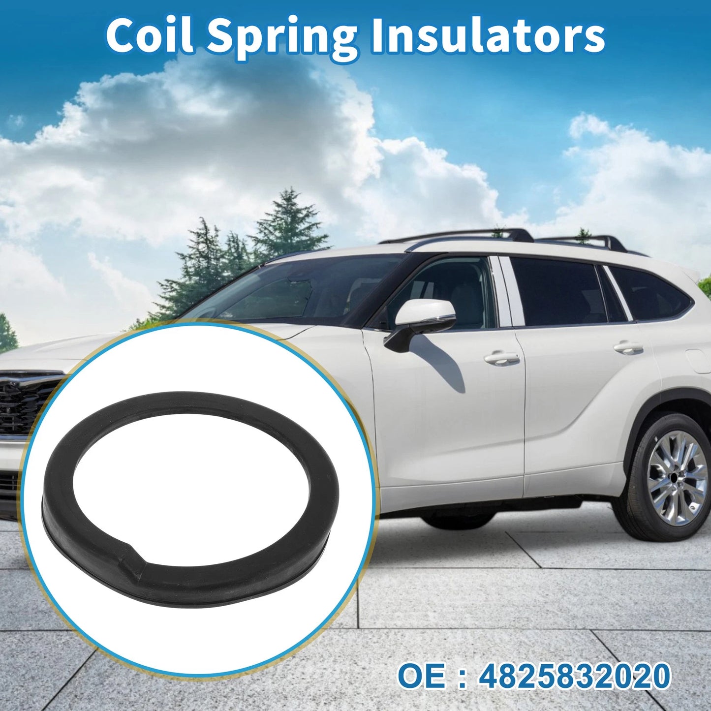 Coil Spring Insulators for Toyota Highlander (2001-2013) 1 Pc