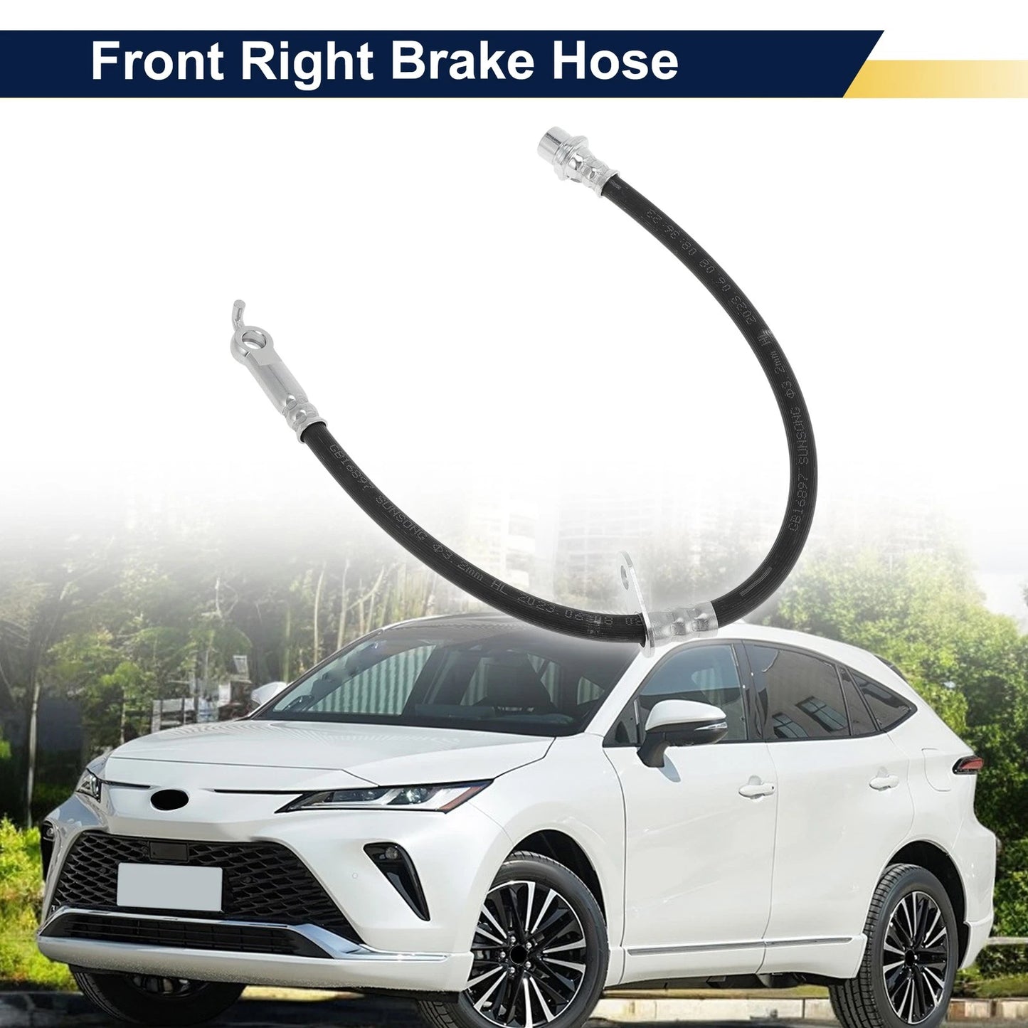 Front Right Brake Hose for Toyota Venza (2012-2025)