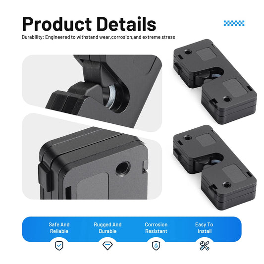 2 Pack Tailgate Slam Latch for Polaris Brutus HD/HDPTO/PRO XD/LEV/GEM