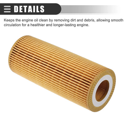 Engine Oil Filter & Gasket Set for BMW X5 3.0L L6 (2009-2013)