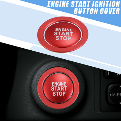 Ignition Button Cover Sticker for Toyota Camry Prius RAV4 Corolla (2007-2023)