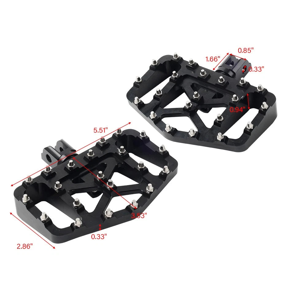 Front Foot Pegs for Harley FXBB FXLR FXLRS FXLRST FXST FLSB FXBR (2018-2023)