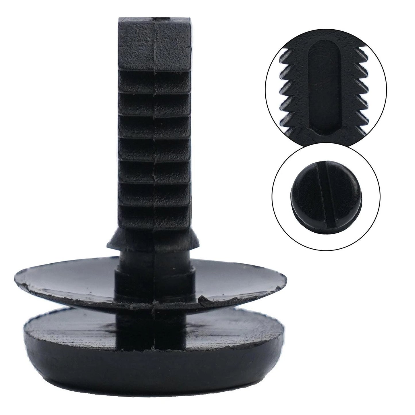 Black Plastic Clips Rivet 10 Pieces for BMW 3 Series