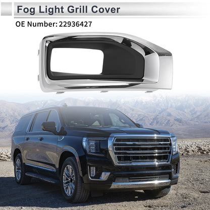 1 Pc Front Right Fog Light Grill for GMC Yukon (2015-2020)
