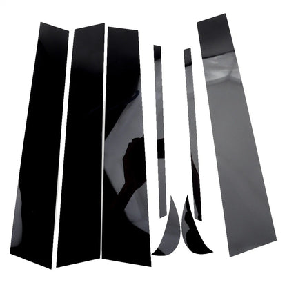 8Pcs Gloss Black Door Trim Pillar Posts for Toyota Camry (2018-2021)