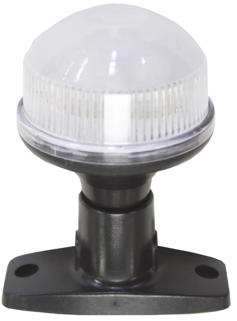 LED Boat Fixed 360° Navigation Light 100mm Height 12V All Round White