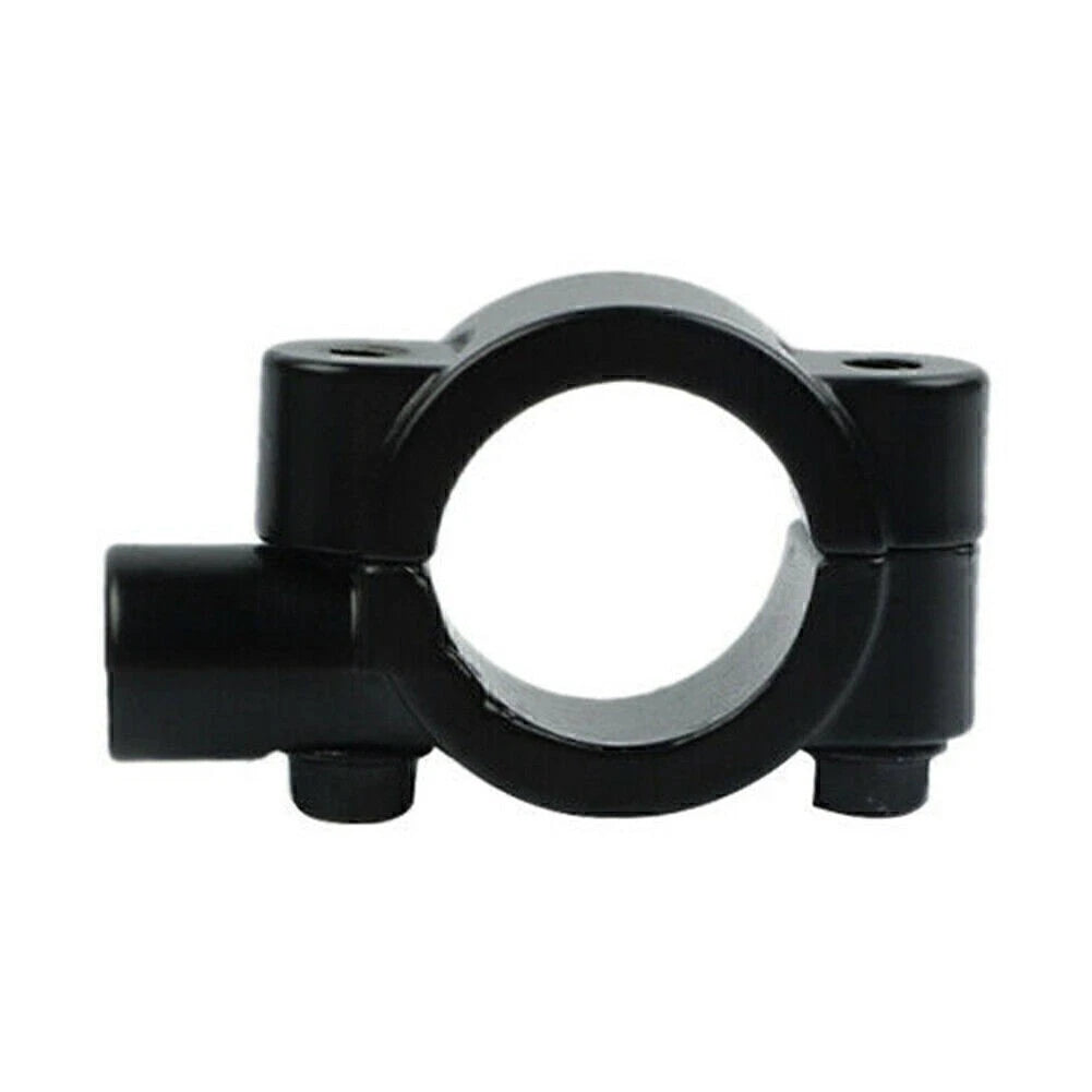25MM M8 Rearview Handlebar Mirror Mounts for Motorcycle - Black