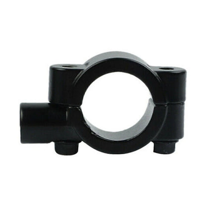 25MM M8 Rearview Handlebar Mirror Mounts for Motorcycle - Black