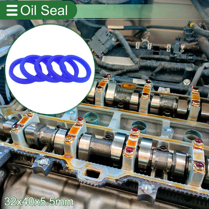 Oil Seal 32x40x5.5mm TPU High-Pressure Blue for Make Model
