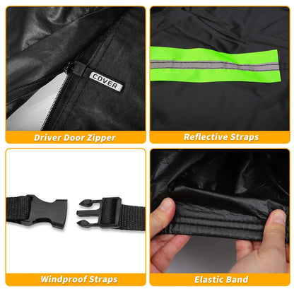 Waterproof Car Cover for Chevrolet Silverado Oxford Cloth Black