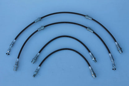 Braided Brake Hose Set (4) for Toyota Supra MA70 MA71 (1986-1993)