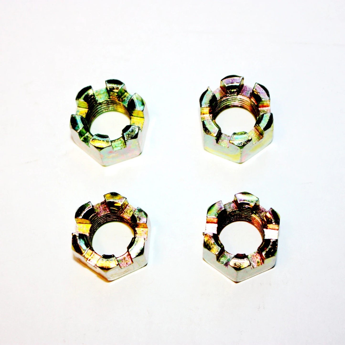 4 x 14mm Wheel Hub Axle Castellated Nuts for 125cc 150cc Quad Dirt Bike ATV