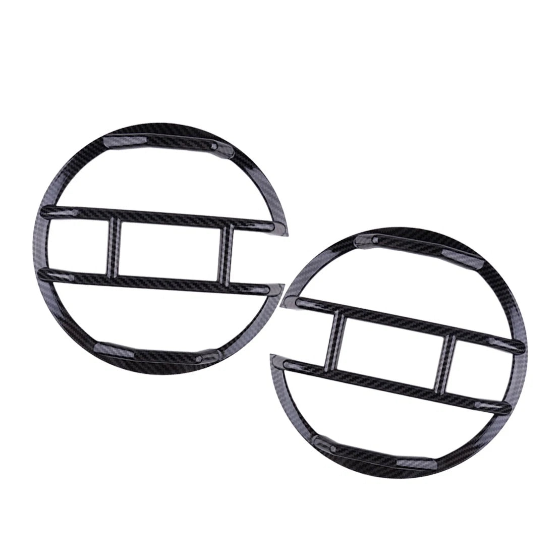 Headlight Cover 2 x Carbon Fiber Style for Ford Bronco (2021-2024)