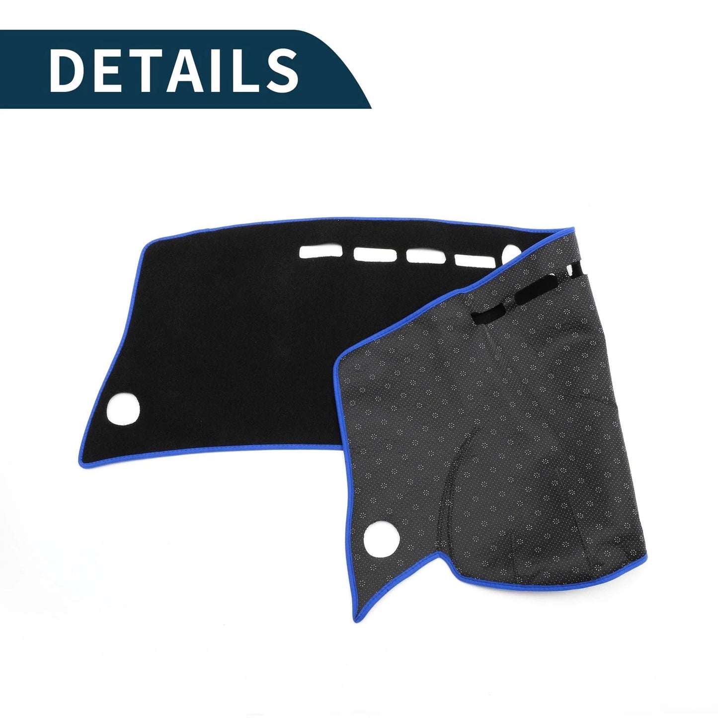 Dashboard Cover Mat for Honda City Grace (2008-2013) Sun Protector Black Blue