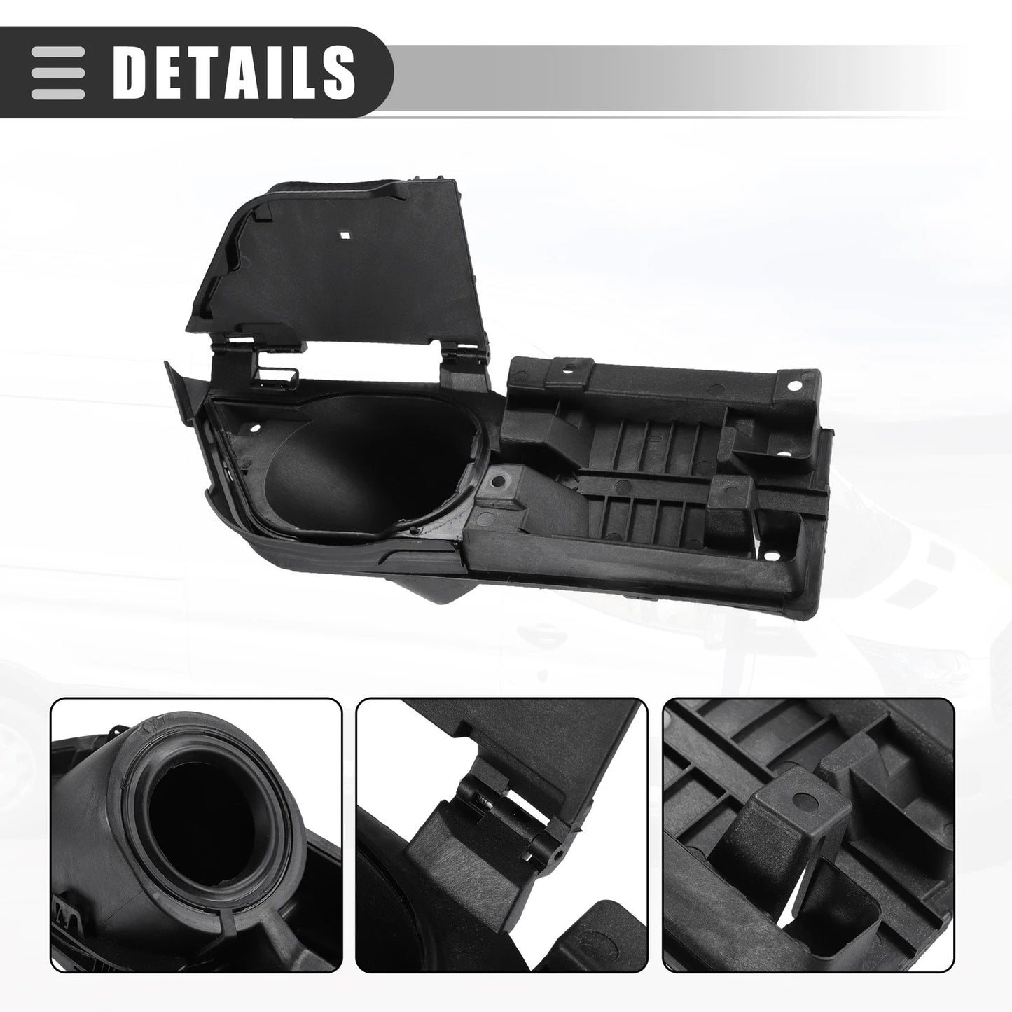 Fuel Filler Door Housing for Ford Transit 150 250 350 (2015-2023) Black