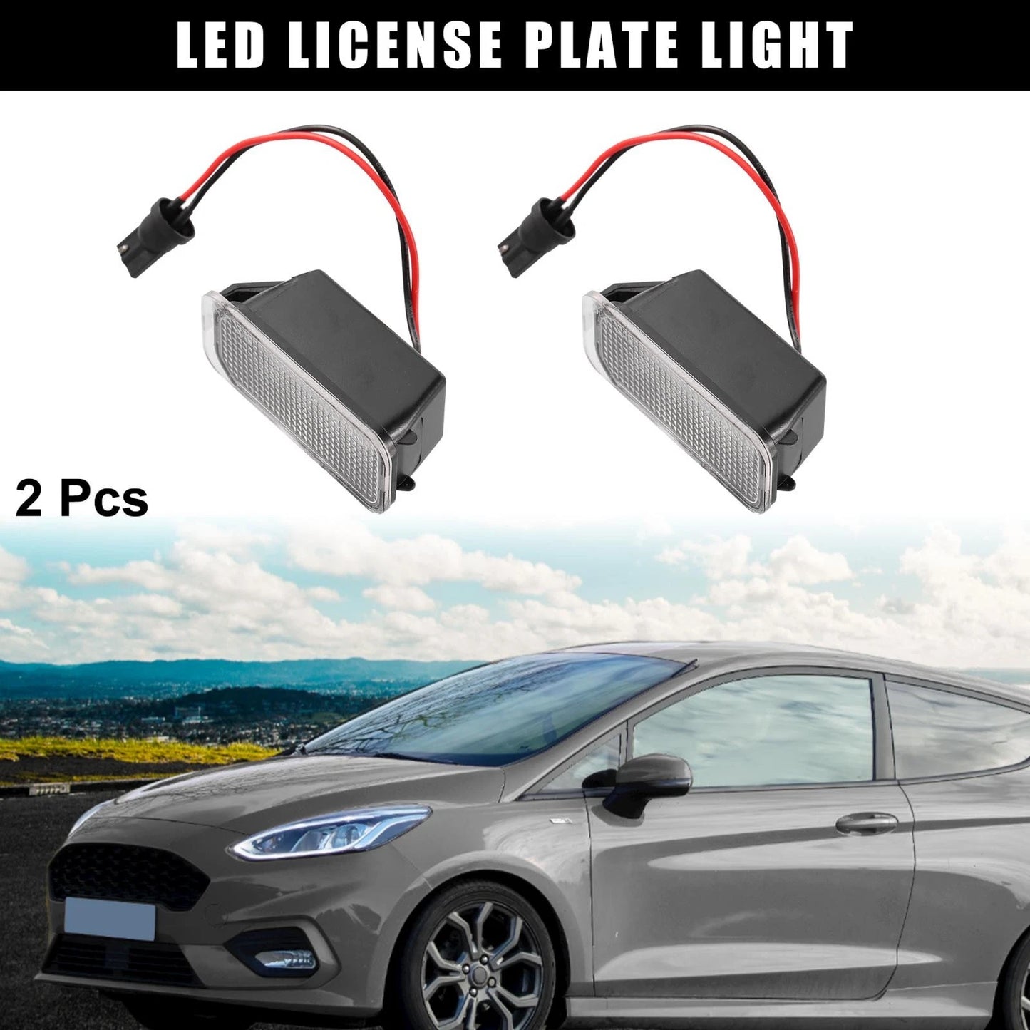 LED License Plate Lights for Ford Edge, C-Max, Jaguar XF, XJ