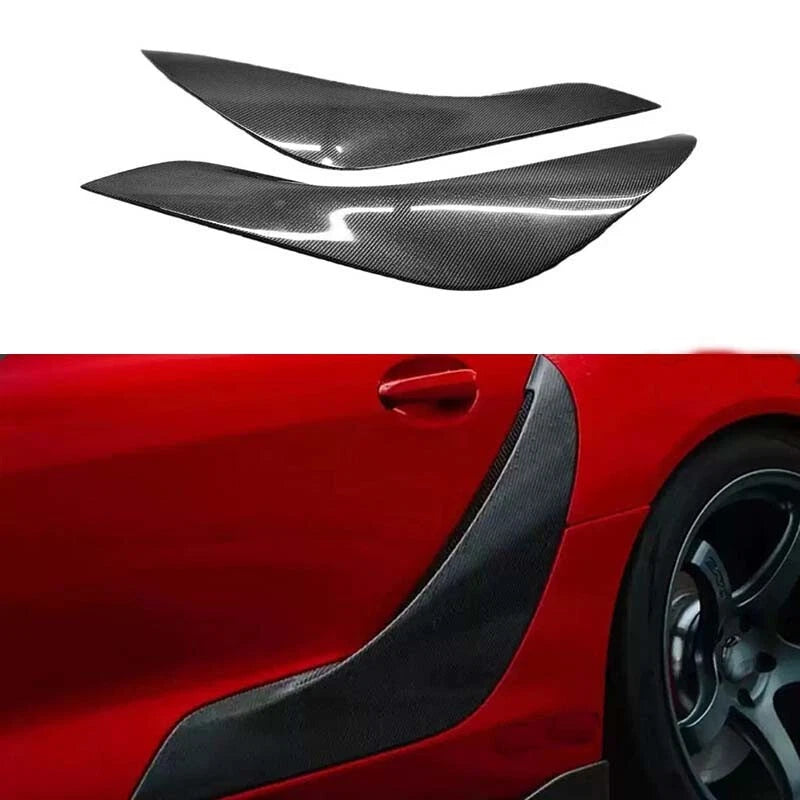 Real Carbon Fiber Side Door Vent Panel Cover for Toyota GR Supra A90 2019+
