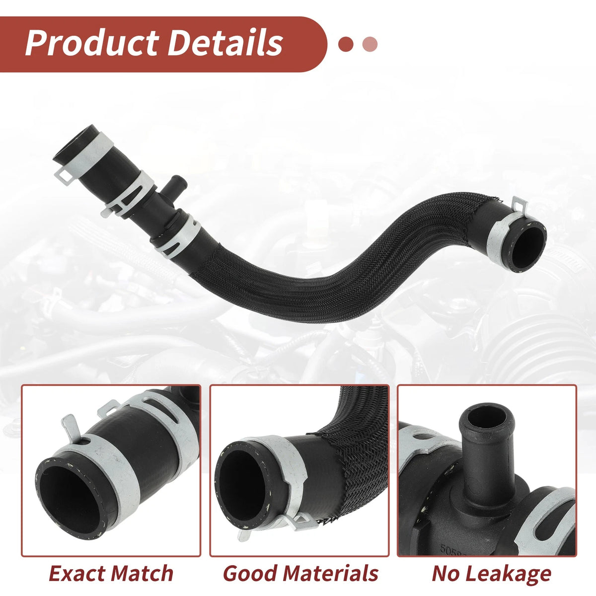 HVAC Heater Water Inlet Hose for Jeep Wrangler (2018-2025)