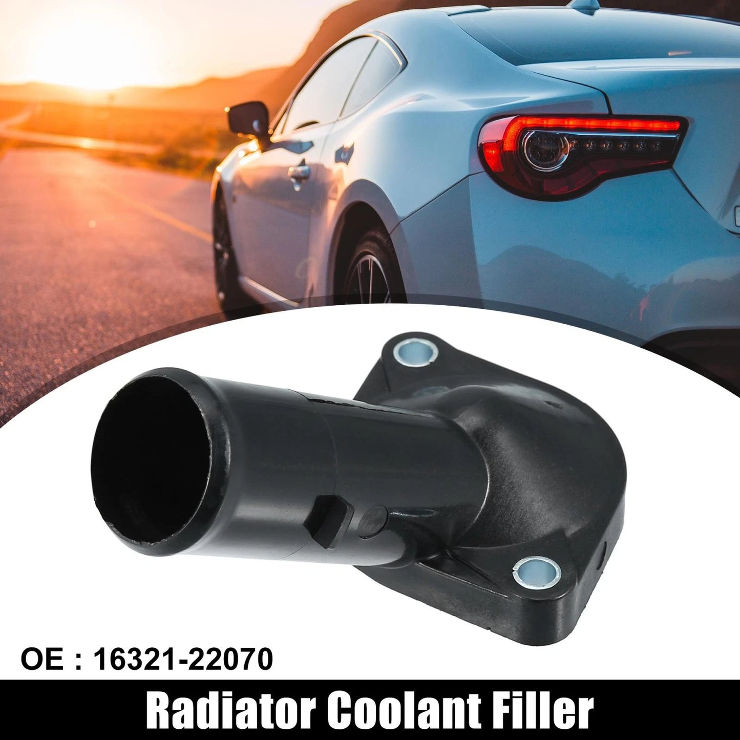Radiator Coolant Filler Water Thermostat Housing for Toyota Corolla