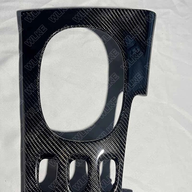 RHD Carbon Fiber Gear Shift Panel Cover Replace for Mazda RX-7 RX7 FD3S