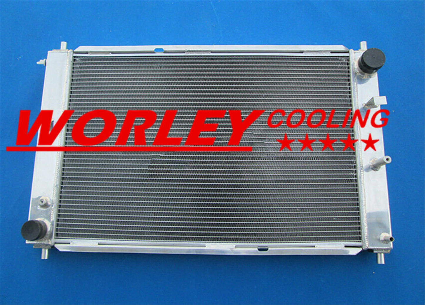 40mm Aluminum Radiator + Fans for Ford Mustang GT/SVT 1997-2004