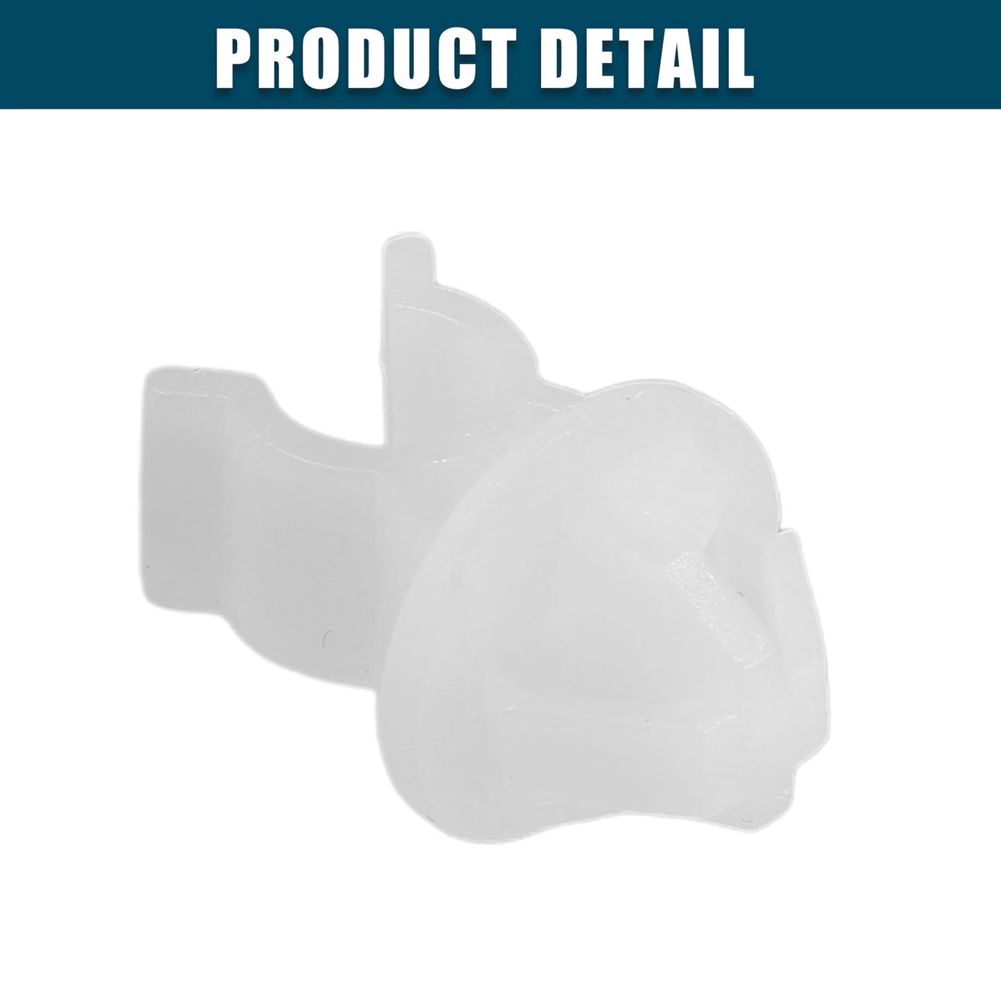 10 x Car Hood Prop Rod Clips for Honda Prelude (1992-2001) White