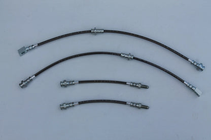 Stainless Steel Braided Brake Hose Set (4) for Nissan Skyline R31 (1986-1994)