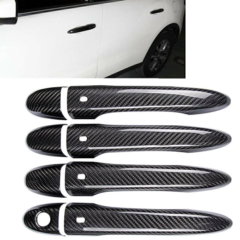 Carbon Fiber Door Handle Covers for Maserati Levante, Ghibli (2014-2017)