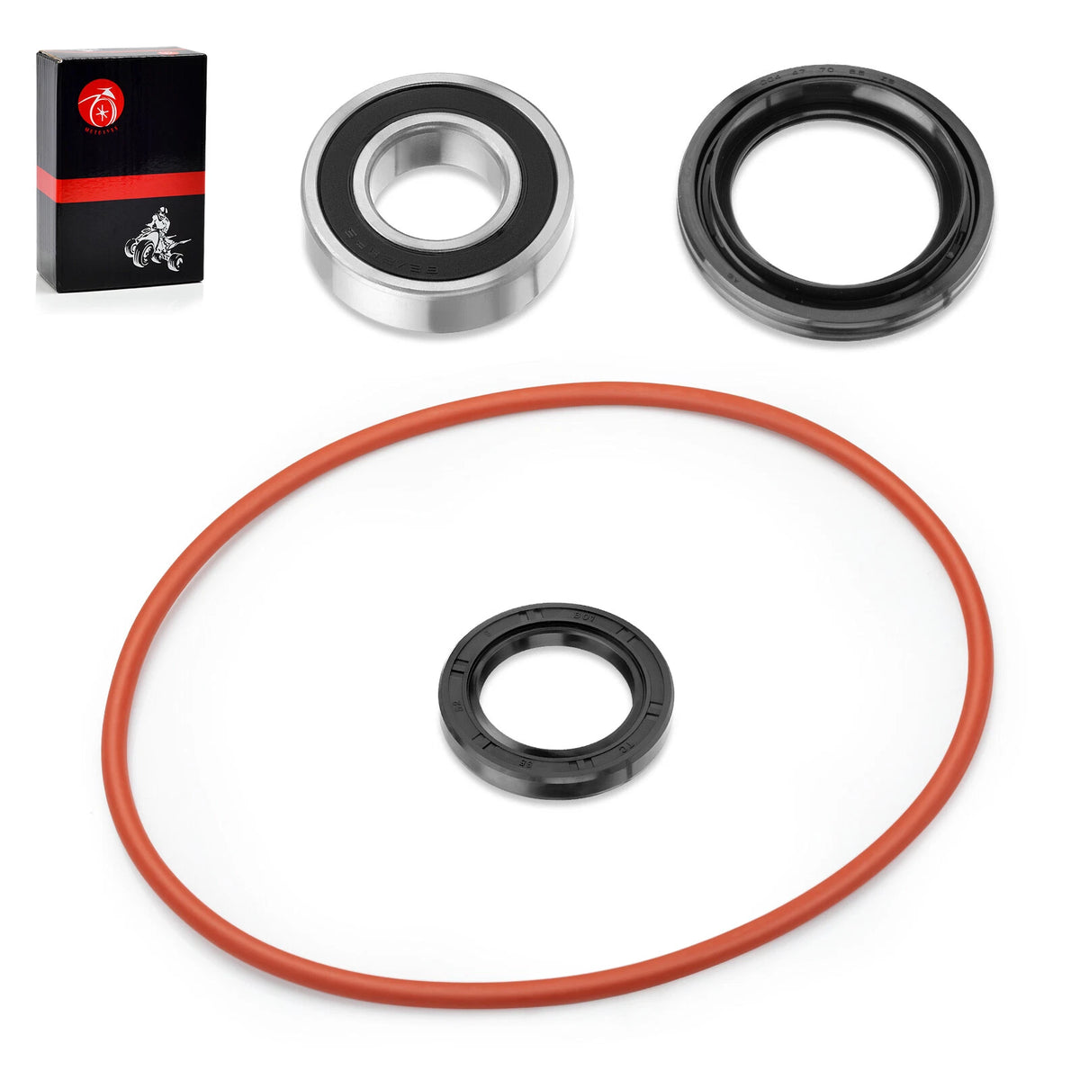 Brake Panel Bearing + Seal Kit for Yamaha Wolverine Grizzly