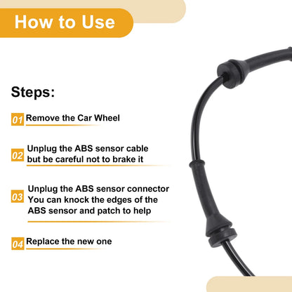 ABS Wheel Speed Sensor for Nissan Cube (2009-2014) Rear Left