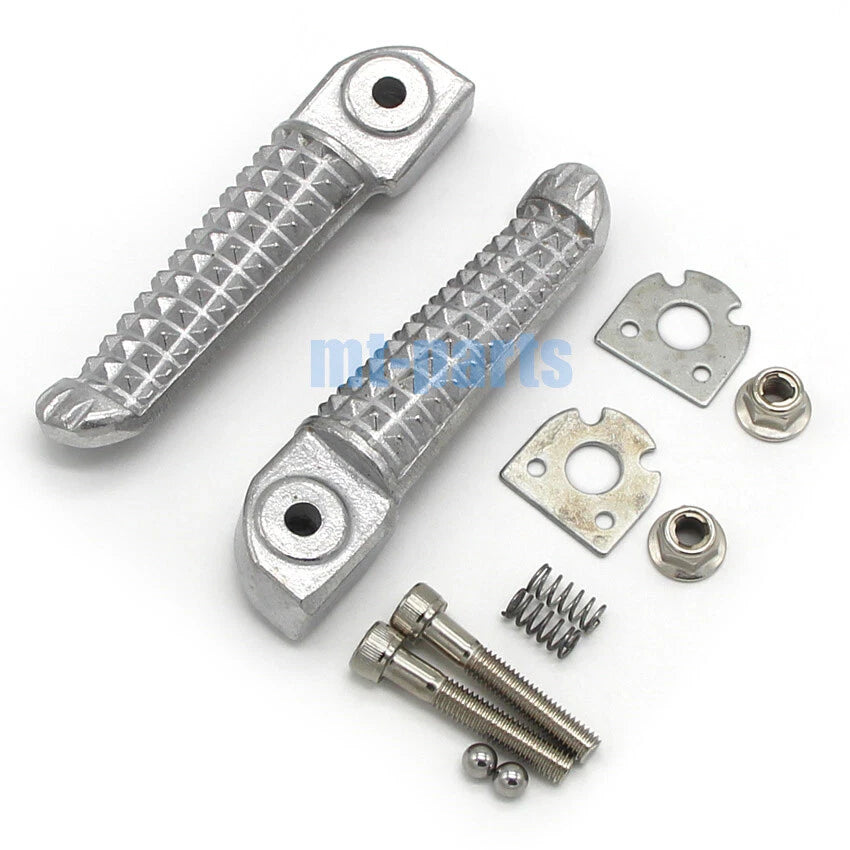 Silver Rear Footrest Pegs for Yamaha YZF R1 (2006-2012)