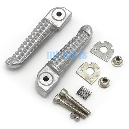 Silver Rear Footrest Pegs for Yamaha YZF R1 (2006-2012)