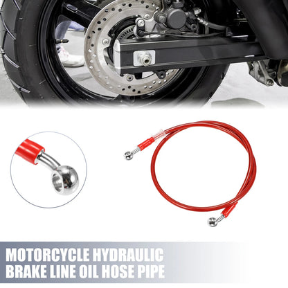 Brake Line / 100cm 39.37" / 10mm ID / 28° 0° / Motorcycle Hydraulic Hose for Make Model