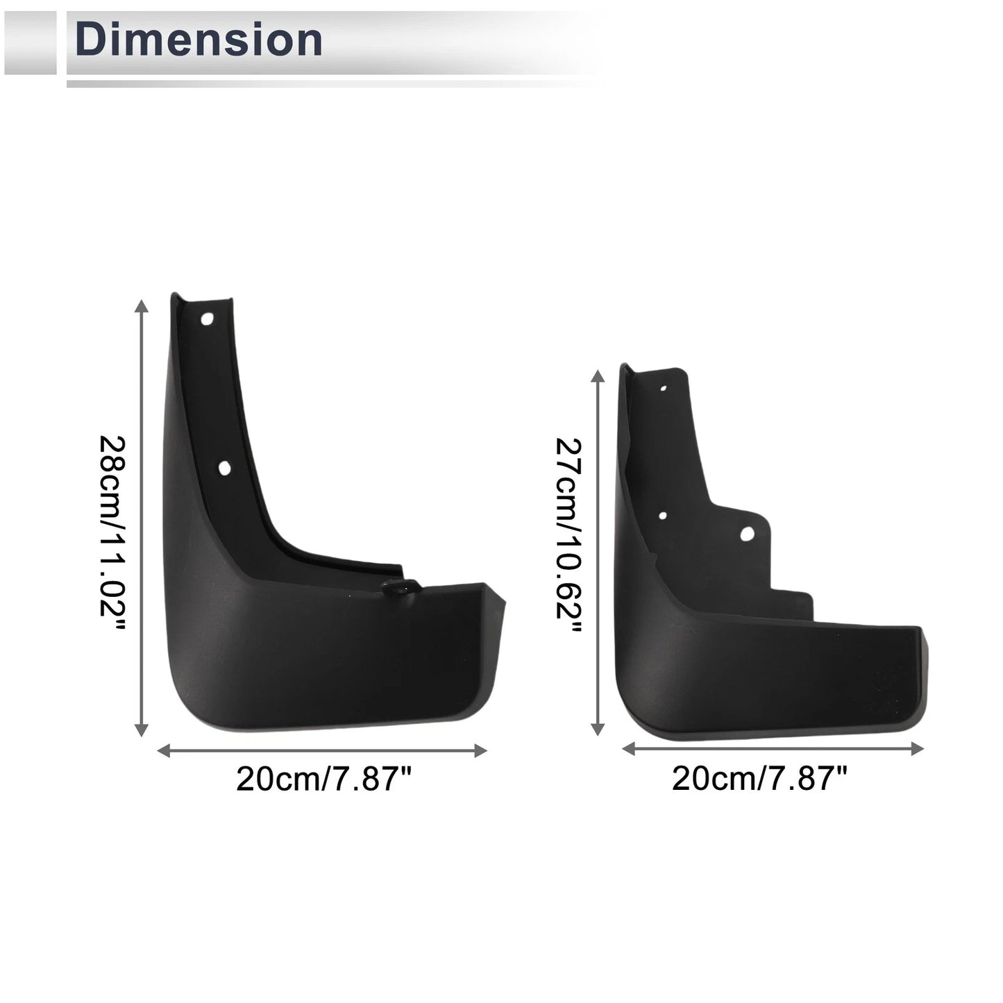 Mud Flaps Splash Guards for Mazda CX-4 (2020-2023)