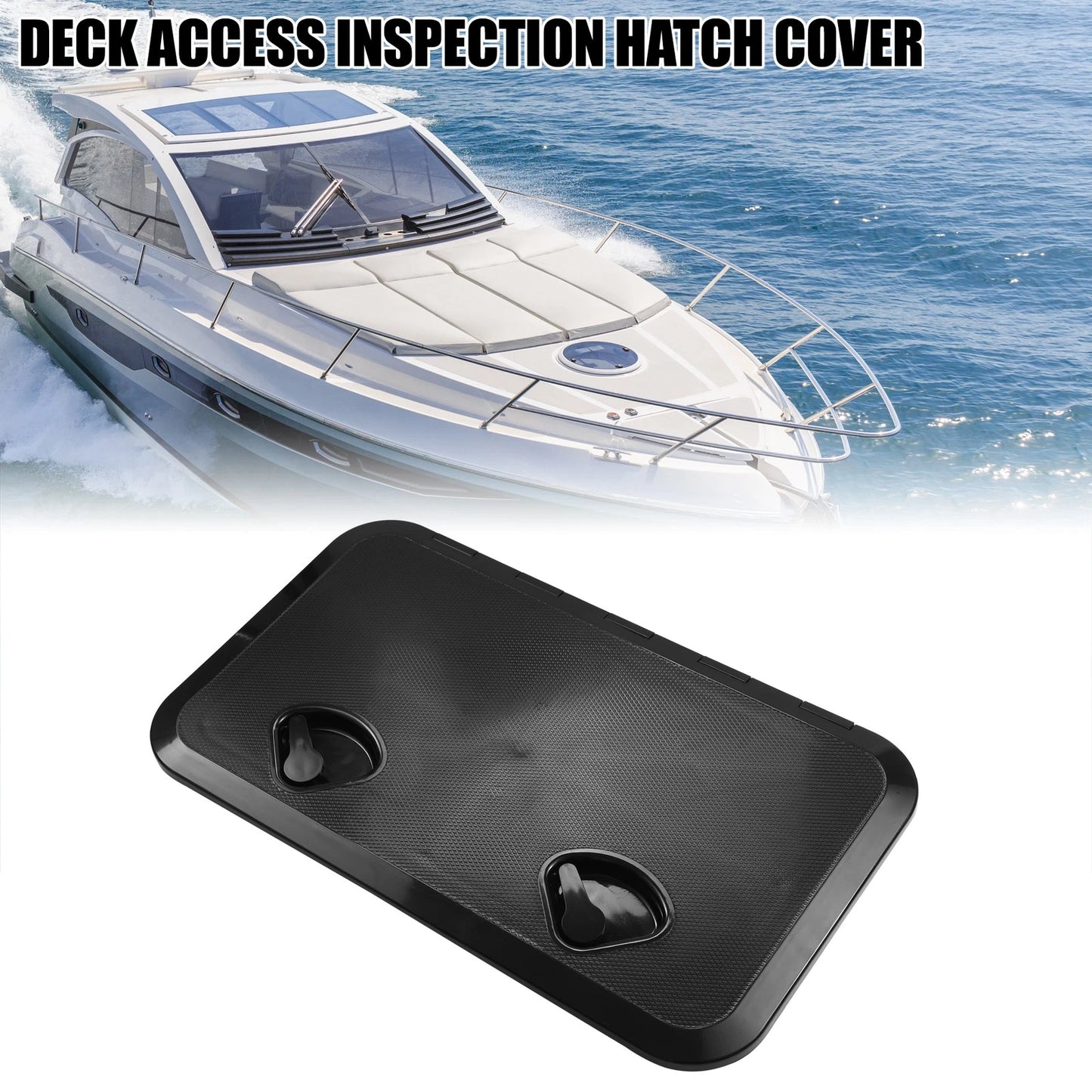 Deck Access Hatch Cover 23.86 x 13.9 in for Marine Boat