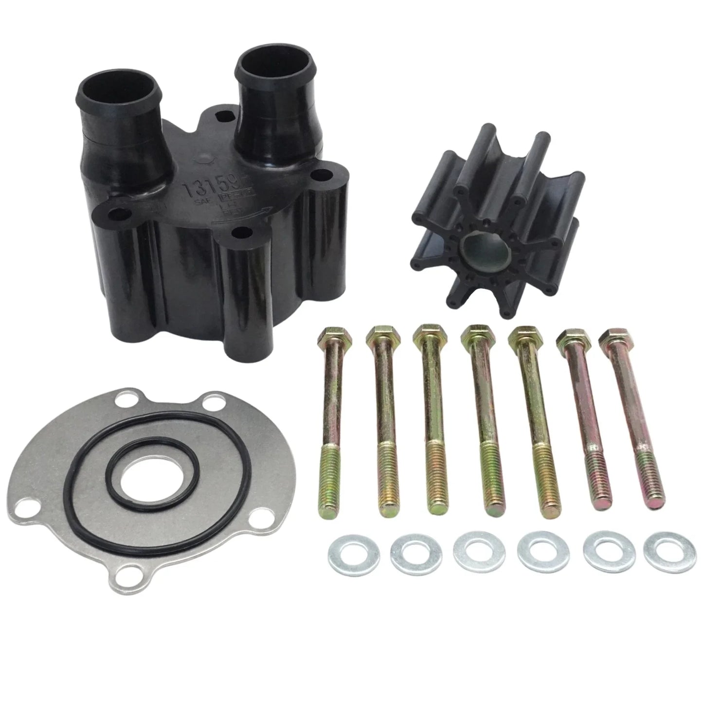 New Sea Water Pump Kit with Housing for Mercruiser Bravo 46-60HP