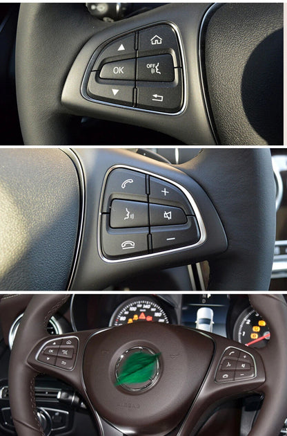 Car Steering Wheel Control Switch Buttons Parts Kit Fits Benz C GLC W205 14-18