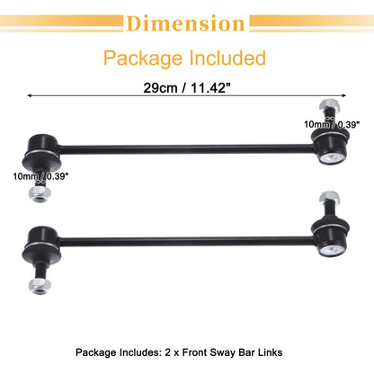 2 x Front Sway Bar Links Stabilizer Kit for Honda N-BOX (2011-2023)