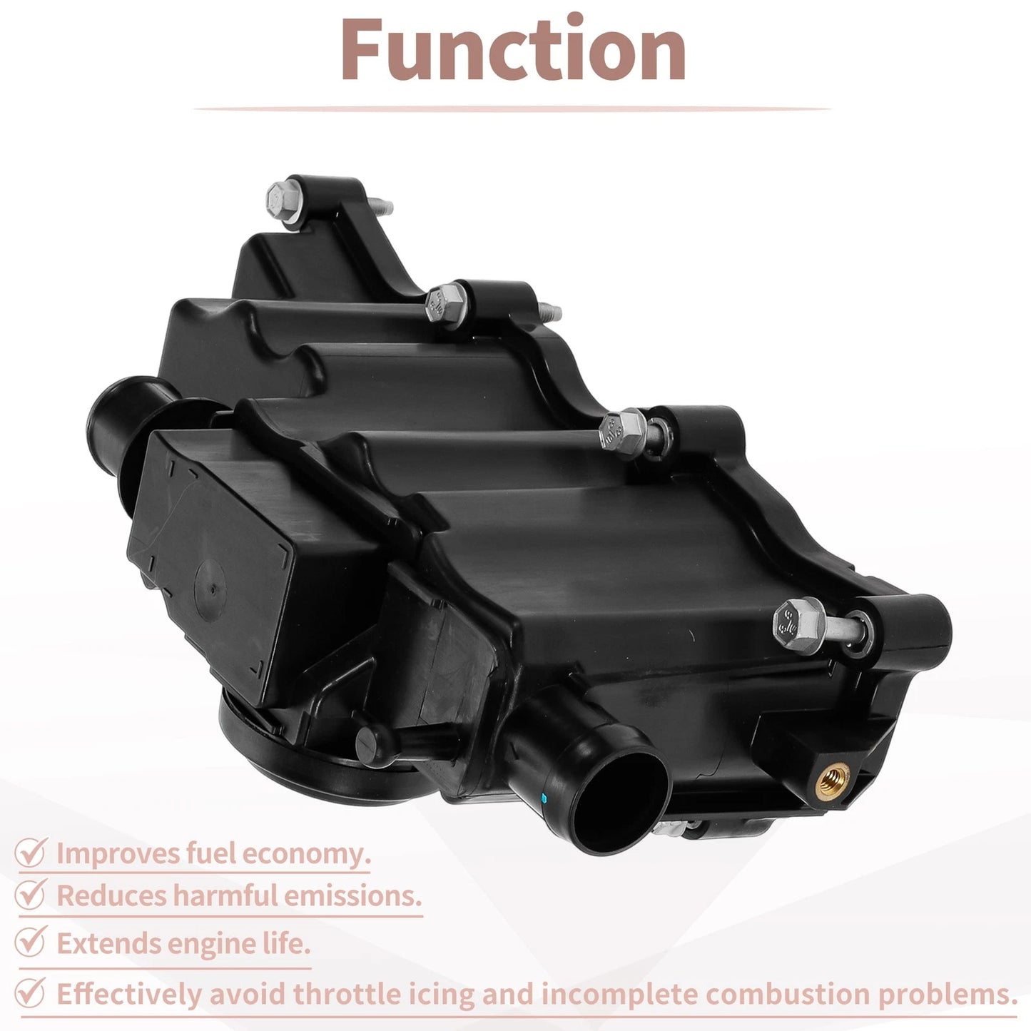 PCV Valve for Land Rover Discovery Sport (2018-2021) Black 1 Set