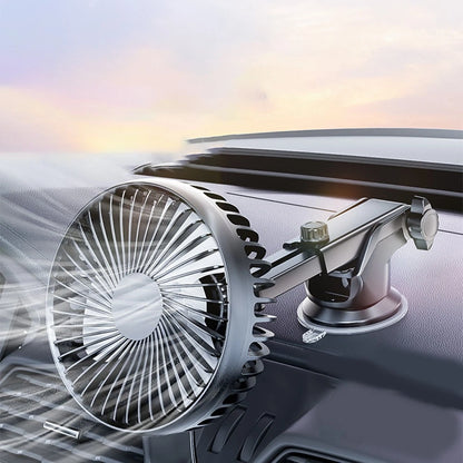 Desk USB Fan and Car Fan with Adjustable Speed Settings