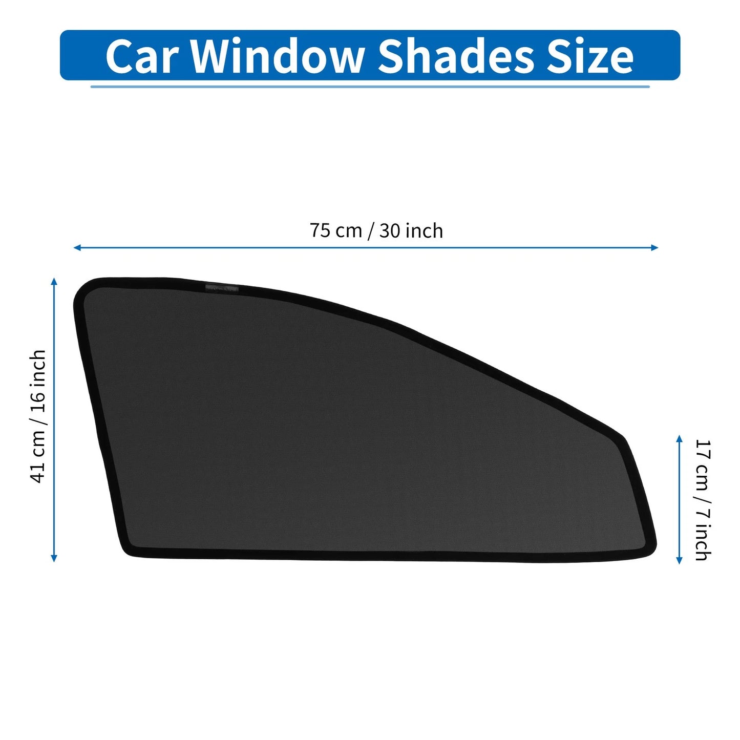 Window Cover for Toyota RAV4 50 Series Black