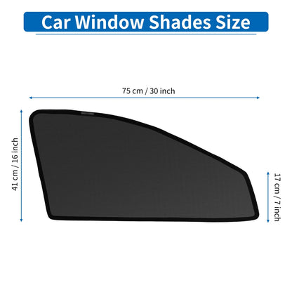 Window Cover for Toyota RAV4 50 Series Black