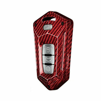 Carbon Fiber Key Shell Cover for Audi A3 A4 A5 A6 A7 (2000-2023)