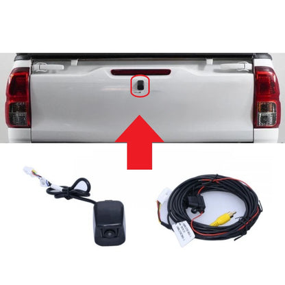 Tailgate Backup Reverse Camera Kit With 8m Cable for Toyota Hilux (2005–2015)
