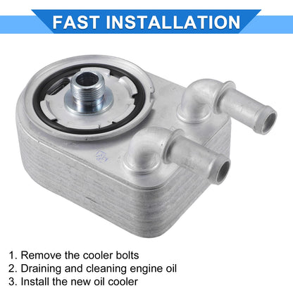 Engine Oil Cooler with Seals & Bolt for Chrysler 200 (2011-2014)