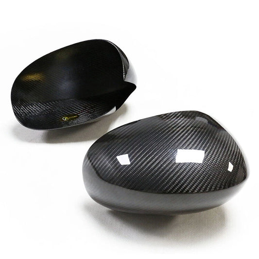 100% Carbon Fiber Stick-on Side Mirror Cover Caps for Dodge Challenger 2009-2022
