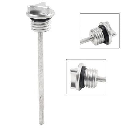 CNC Engine Oil Dipstick Silver for Lifan YX 125cc 140cc Pit Dirt Bike