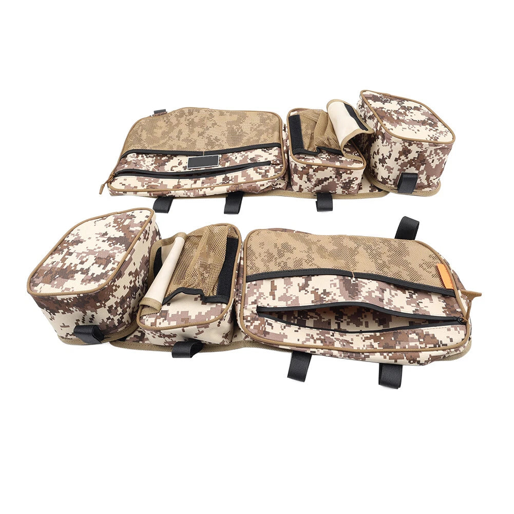 Front Side Door Storage Bags with Knee Pad for Can-Am Maverick X3 (2017-24)