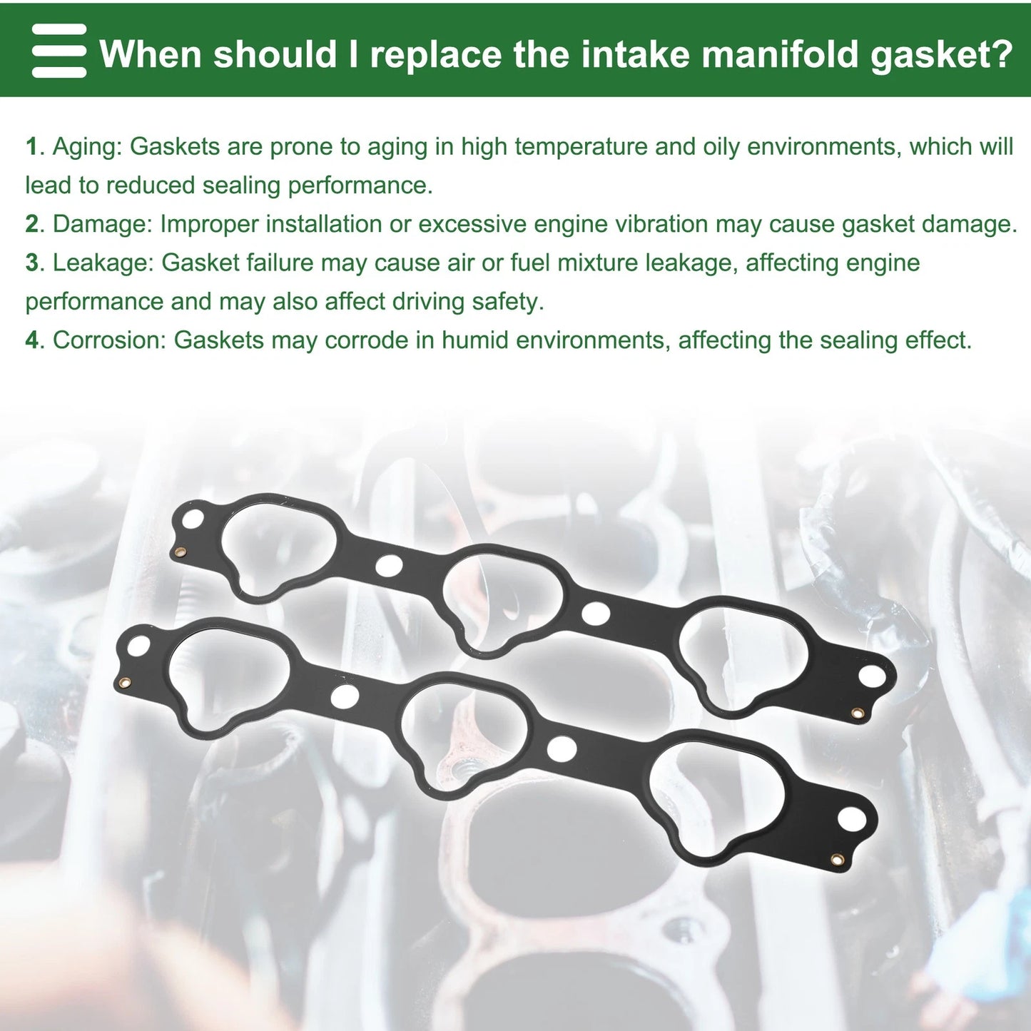 Intake Manifold Gasket for Kia Opirus (2006-2012)